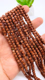 Golden Sand Stone Faceted 4 mm Cube Beads - Length 40 cm - AAA Quality- Natural Golden Sand Stone Dice Square Beads