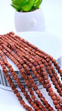 Golden Sand Stone Faceted 4 mm Cube Beads - Length 40 cm - AAA Quality- Natural Golden Sand Stone Dice Square Beads