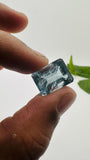 Moss Aquamarine Faceted Rectangle • 15x11 mm Size • Code #A7 • Weight 12.5 Cts • Natural Moss Aquamarine Emerald Cut • AAA Quality