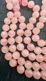 Rose Quartz Round beads - 18 mm 20 mmm 40 cm Length- AAA Quality - Deep Pink rose quartz