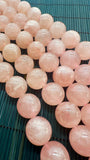 Rose Quartz Round beads - 18 mm 20 mmm 40 cm Length- AAA Quality - Deep Pink rose quartz