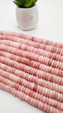 Pink Opal Irregular Roundel Beads - 6/8/10/12/14 mm size- AAA quality - Length 40 cm - Natural Peruvian Pink Opal