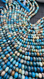 Peruvian Opal Roundel Beads • 8-9 mm / 9 mm • Length 16 Inch • AA Quality • Natural Peruvian Opal Rondelle beads