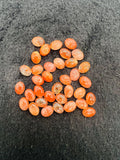 Sunstone 5X7M Oval Cabs , Natural gemstone cabochon. Good Quality cabs ( Pack of 6 pc )