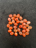 Sunstone Cabochon 8X10 mm -Pack of 4 Pieces -AAA Quality cabs- Sunstone Oval Cabochon -Natural Sunstone Cabs