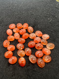 Sunstone Cabochon 8X10 mm -Pack of 4 Pieces -AAA Quality cabs- Sunstone Oval Cabochon -Natural Sunstone Cabs