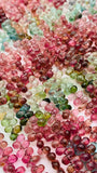 Tourmaline Drop Beads - 3x5 / 3x5.5 mm Size - AAAA Quality - Natural Multi Tourmaline Briolette