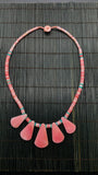 Queen Conch Shell Necklace - AAA Quality • Natural Pink Queen Conch Shell and Turquoise