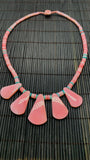 Queen Conch Shell Necklace - AAA Quality • Natural Pink Queen Conch Shell and Turquoise