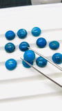 Blue Opalina Round Cabs - 11 mm Size - Code #A10 - Pack of 1 Pc- Natural Opalina Cabochons - Origin Peru- AAA Quality