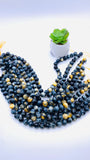 10 mm Blue Tiger Eye Round Beads 40 cm Length AAA quality - Natural Tiger Eye Beads