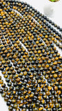 10 mm Tiger Eye Round Beads 40 cm Length A quality - Natural Tiger Eye Beads
