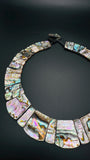 Abalone Shell Necklace -Fancy Shape - AAA Quality- Length 18'' Natural Abalone Shell Jewellery - Shell Necklace