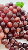 Strawberry Quartz Round Beads - 20 mm Size - Length 40 cm - Natural Strawberry Quartz Beads