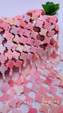 Queen Conch Shell Flower Beads • 18x18 mm Size • Length 40 cm • AAA Quality • Natural Pink Queen Conch Shell Beads