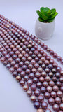 Freshwater Pearl Round beads - 11-13 mm size -100% Natural Color - Pink Color AAAA Quality 40cm Length