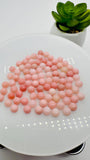 Pink Opal Round Cabs - 5 mm size - Pack of 4 Pieces - AAA Quality - Natural Pink Opal Cabochon - Pink Opal Cabs