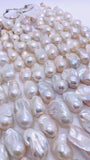 Freshwater Pearl Baroque Beads- Size 20-24 mm - AAA Quality - Length 40cm - Pearl Baroque Beads