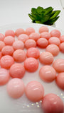 Pink Opal Round Cabs - 12 mm size - Pack of 1 Piece - AAA Quality - Natural Pink Opal Cabochon - Pink Opal Cabs