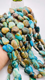 Peruvian Opal Nugget Beads • Length 16 Inch • AAA Quality • Natural Peruvian Opal beads • Origin Peru