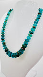 Peruvian Opal Roundel Beads • 7-16 mm Size • Length 16 Inch • AAAA Quality • Peruvian Opal Beads • Origin Peru