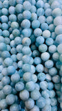 Larimar Round Beads 5 mm size - AAA top quality Genuine Larimar Beads- Length 40cm