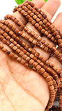 Golden Sand Stone Faceted 4 mm Cube Beads - Length 40 cm - AAA Quality- Natural Golden Sand Stone Dice Square Beads