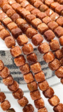 Golden Sand Stone Faceted 4 mm Cube Beads - Length 40 cm - AAA Quality- Natural Golden Sand Stone Dice Square Beads