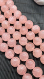 Rose Quartz Round beads - 18 mm 20 mmm 40 cm Length- AAA Quality - Deep Pink rose quartz