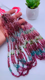 Tourmaline Drop Beads - 2.5x4 mm Size - AAAA Quality - Natural Multi Tourmaline Briolette