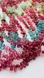Tourmaline Drop Beads - 2.5x4 mm Size - AAAA Quality - Natural Multi Tourmaline Briolette