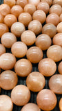 14MM 15MM Peach Moonstone Round Beads- Length 40 cm - Good Quality- Peach Moonstone Beads