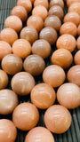 16MM Peach Moonstone Round Beads- Length 40 cm - Good Quality- Peach Moonstone Beads