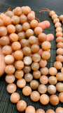 16MM Peach Moonstone Round Beads- Length 40 cm - Good Quality- Peach Moonstone Beads