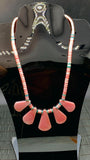 Queen Conch Shell Necklace - AAA Quality • Natural Pink Queen Conch Shell and Turquoise