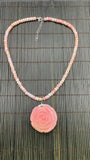 Queen Conch Shell Necklace - AAA Quality • Natural Pink Queen Conch Shell - 925 Silver Clasp