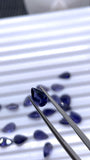 5x8 mm Iolite Pear Faceted Stone • Pack of 2 Pcs • AAA Quality • Iolite Pear Cut Stone • Iolite Stones