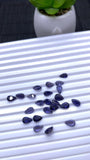 5x8 mm Iolite Pear Faceted Stone • Pack of 2 Pcs • AAA Quality • Iolite Pear Cut Stone • Iolite Stones