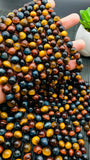 8mm 10 mm Tiger Eye Round Beads 40 cm Length AA quality - Natural Mix Color Tiger Eye Beads