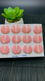 Queen Conch Shell Fancy Cabs • 20x10 mm Size • Pack of 2 Pcs • AAA Quality • Flat Back • Queen Conch Cabochons