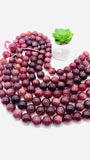 Strawberry Quartz Round Beads - 20 mm Size - Length 40 cm - Natural Strawberry Quartz Beads