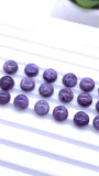 Charoite Round Cabs 6 mm - Pack of 4 Pcs - AAA Quality - Natural Charoite cabochon - Charoite Cabs