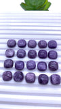 Charoite Square Cabs 10 mm - Pack of 2 Pcs - AAA Quality - Natural Charoite cabochon - Charoite Cabs