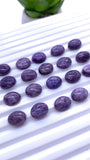 Charoite Oval Cabs 7x9 mm - Pack of 4 Pcs - AAA Quality - Natural Charoite cabochon - Charoite Cabs