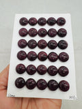 Spiny Oyster 12mm Shell Cabs • Pack of 2 Piece • AAA Quality • Natural Shell Cabochon •