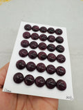 Spiny Oyster 12mm Shell Cabs • Pack of 2 Piece • AAA Quality • Natural Shell Cabochon •
