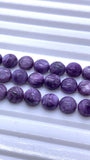Charoite Round Cabs 5 mm - Pack of 6 Pcs - AAA Quality - Natural Charoite cabochon - Charoite Cabs
