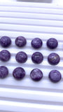 Charoite Round Cabs 8 mm - Pack of 4 Pcs - AAA Quality - Natural Charoite cabochon - Charoite Cabs