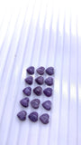 Charoite Heart Shape Cabs 6 mm - Pack of 4 Pcs - AAA Quality - Natural Charoite cabochon - Charoite Cabs