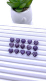 Charoite Heart Shape Cabs 6 mm - Pack of 4 Pcs - AAA Quality - Natural Charoite cabochon - Charoite Cabs
